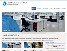 Tablet Screenshot of clean-grand-est-pro.fr
